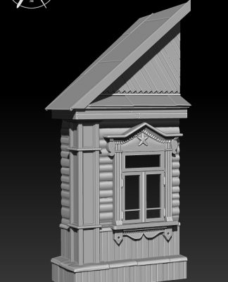 72-20 Russian country house corner (Printed product)